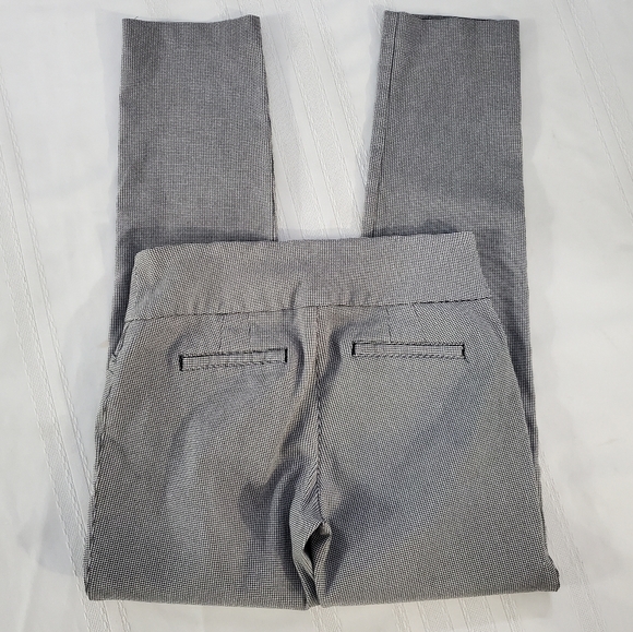 Attyre New York Black and White Houndstooth Stretchable Dress Pants Size 6 - Picture 6 of 9